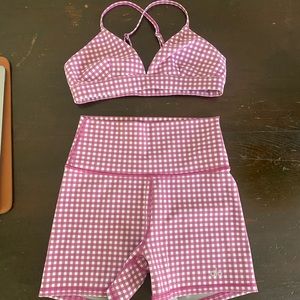 alo gingham set